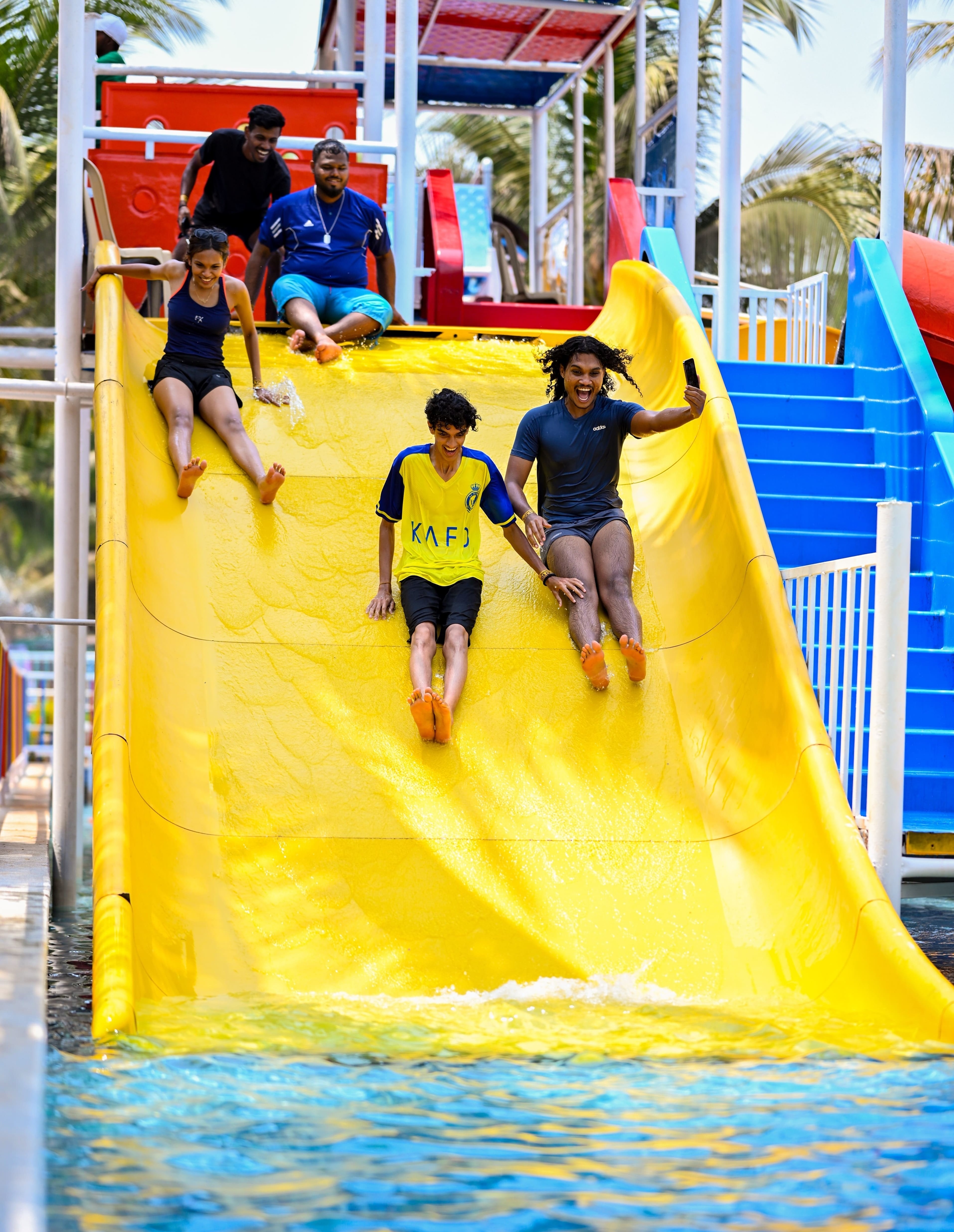 Water Slides at Goa Aqua World